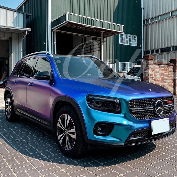 Benz GLB・消光紫藍變色龍